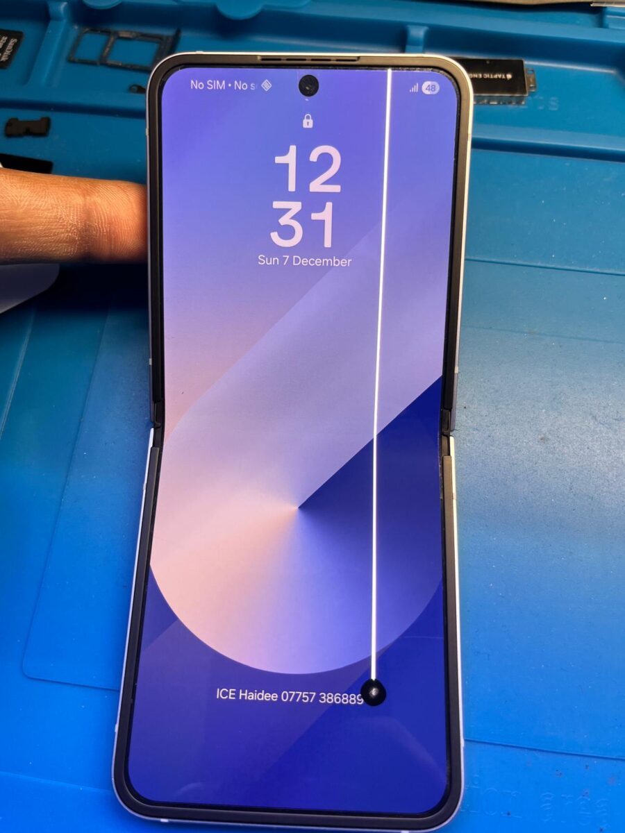 z flip 6 repair - before